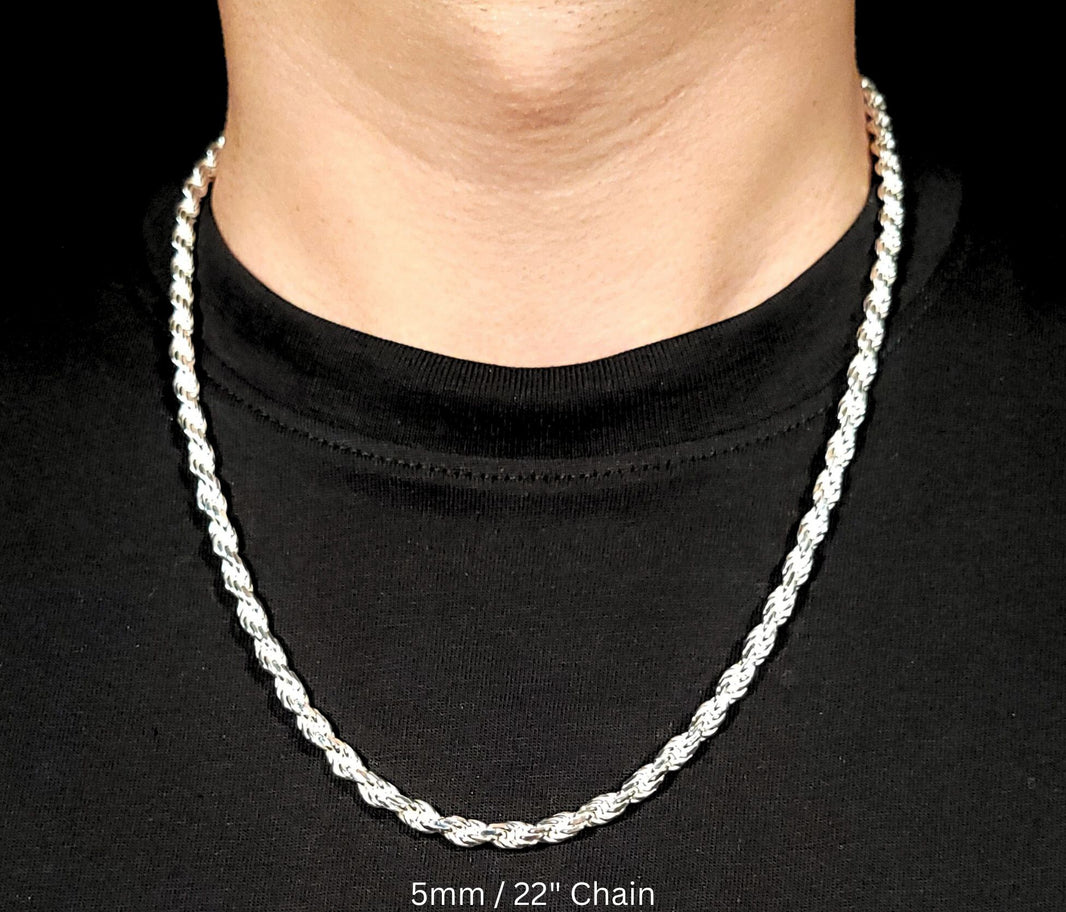 Imperial Rope Chain | Italian 925 Sterling Silver