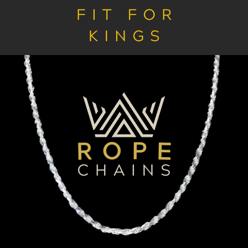 Sterling Silver Rope Chains Collection