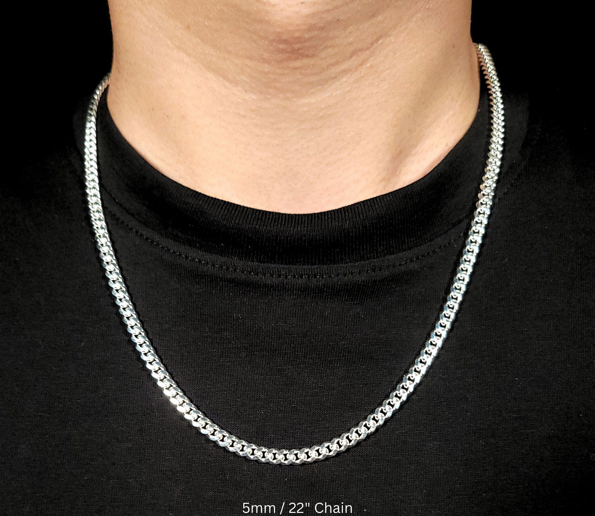 American Cuban .925 Sterling Silver