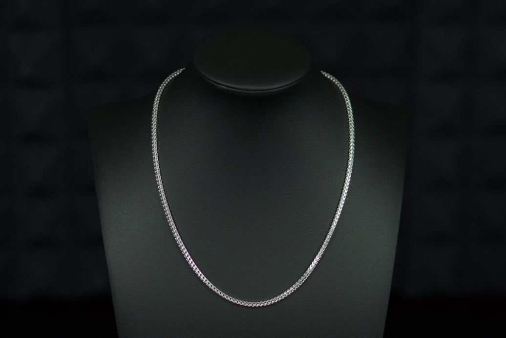 Throne Franco Chain Necklace close-up showing durable craftsmanship