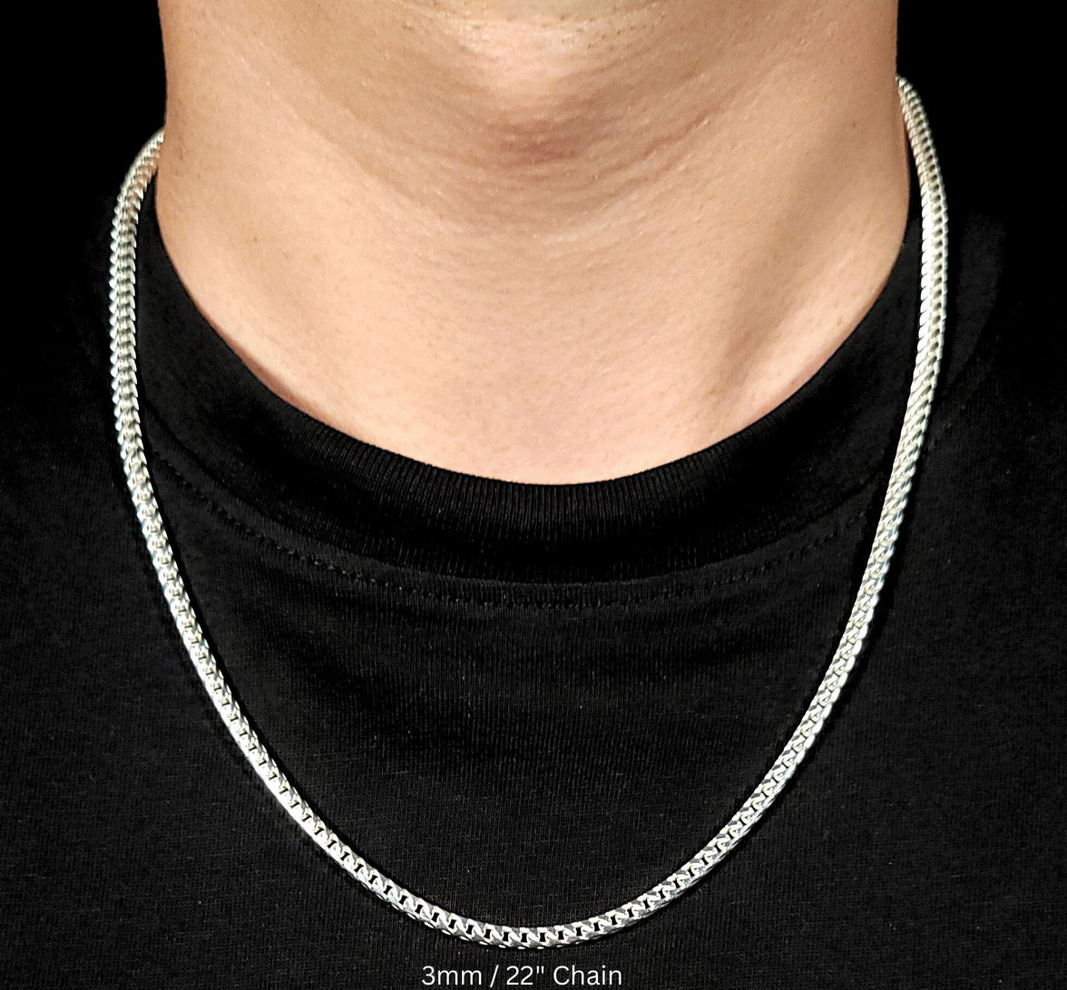 Throne Franco Chain | Solid 925 Sterling Silver