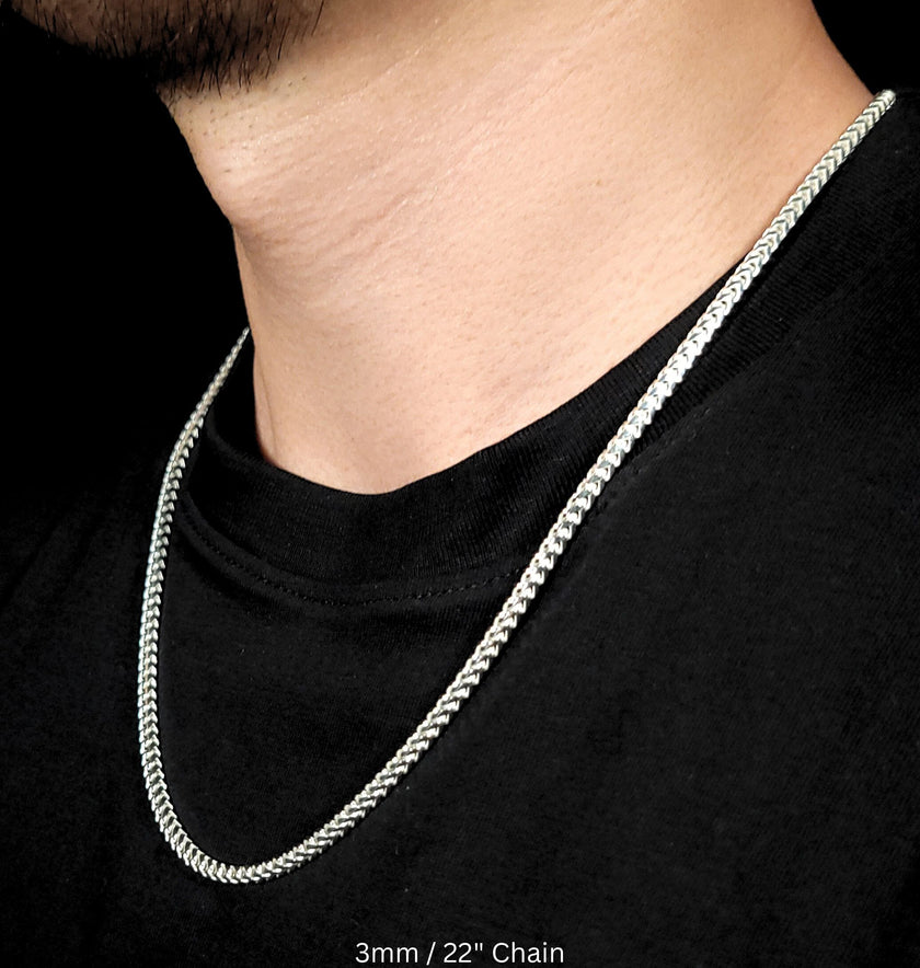 Throne Franco Chain | Solid 925 Sterling Silver