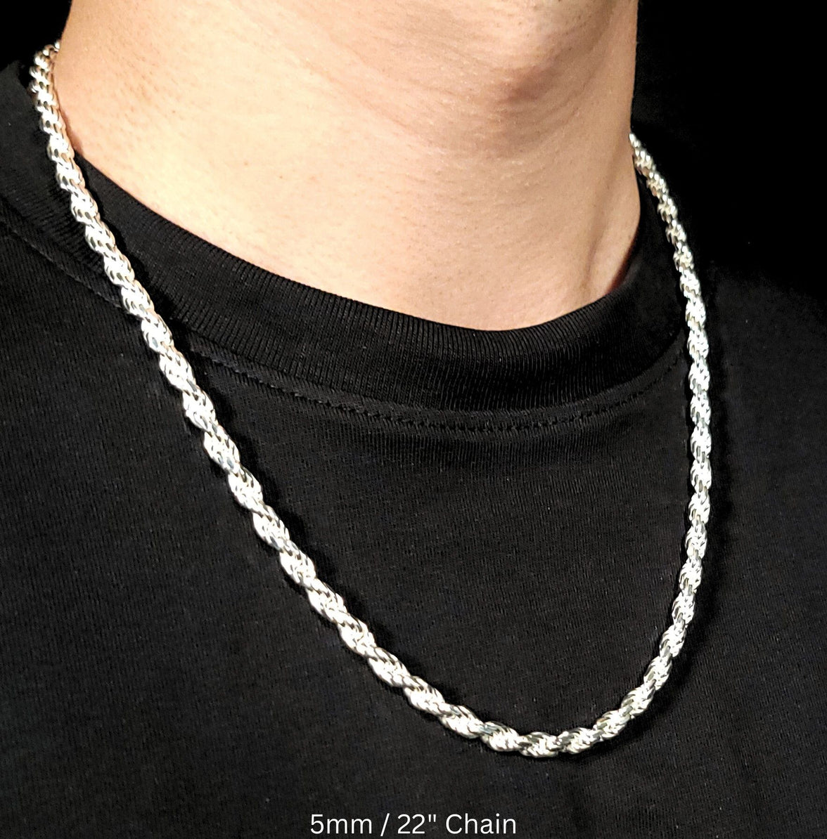 Imperial Rope Chain | Italian 925 Sterling Silver