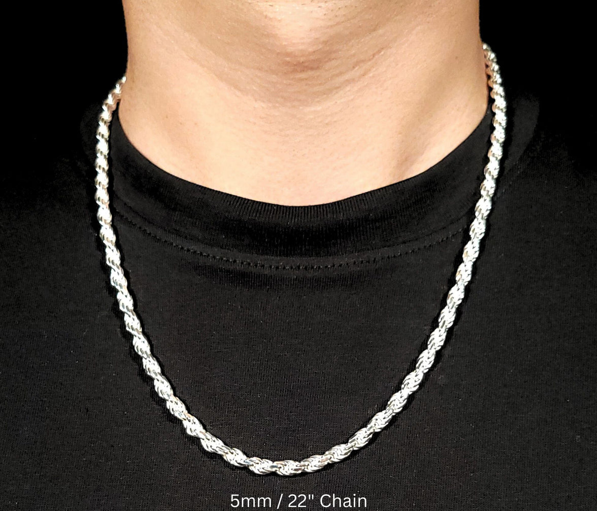 Imperial Rope Chain | Italian 925 Sterling Silver